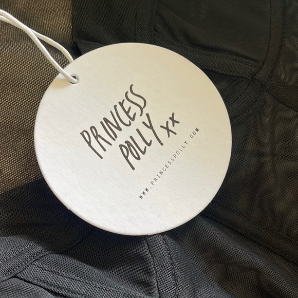 Leonie black Princess Polly mesh bodysuit NWT - Picture 3 of 6